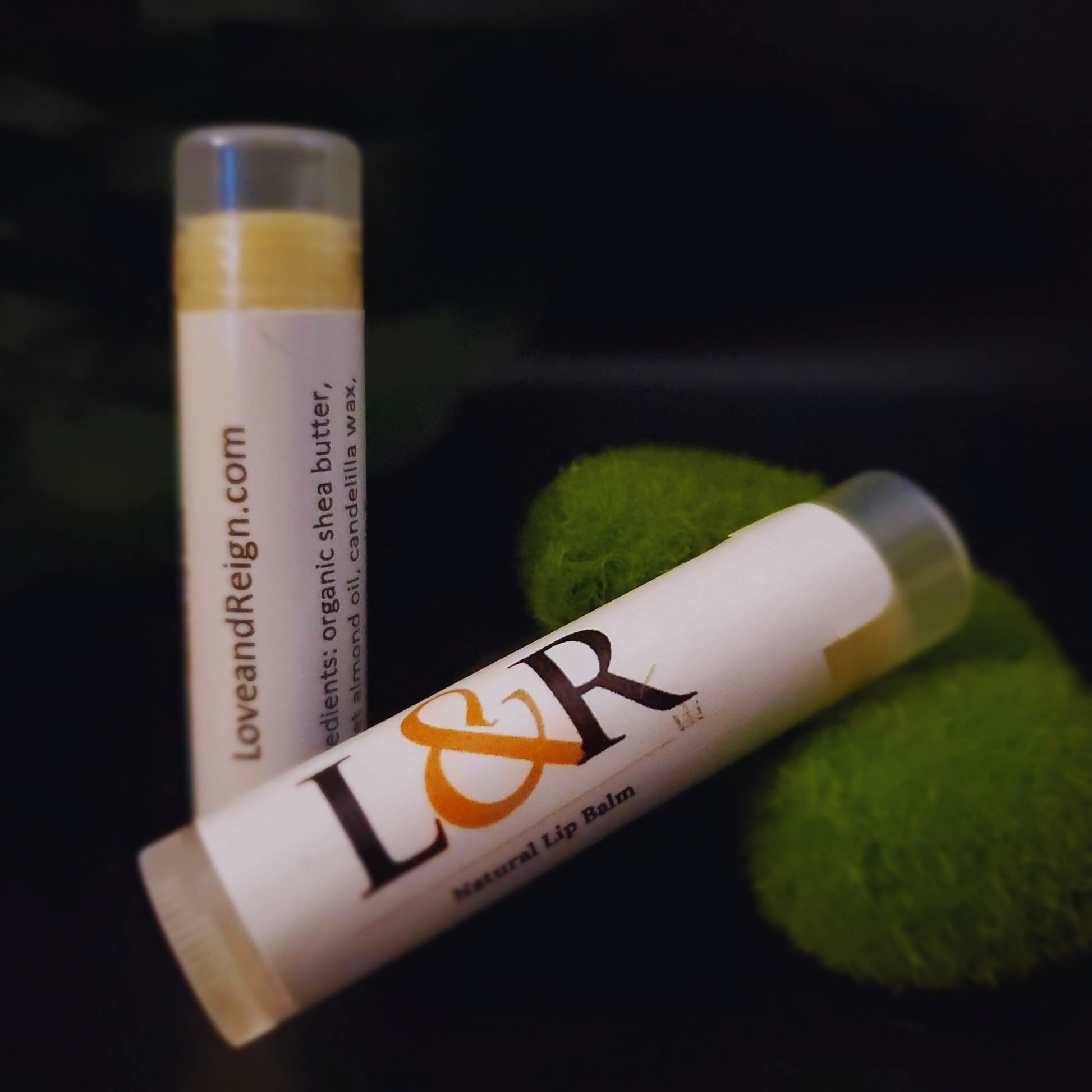 Healing properties for dry, cracked lips. Provides lasting lip moisture. Made with organic unrefined grade A shea butter, sweet almond oil, candelilla wax, calendula oil, and vitamin E. Unscented, naturally pigmented by ingredients. Vegan lip care.